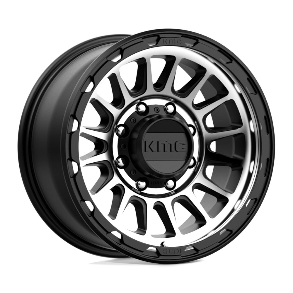 Felga aluminiowa KM542 IMPACT Satin Black Machined KMC