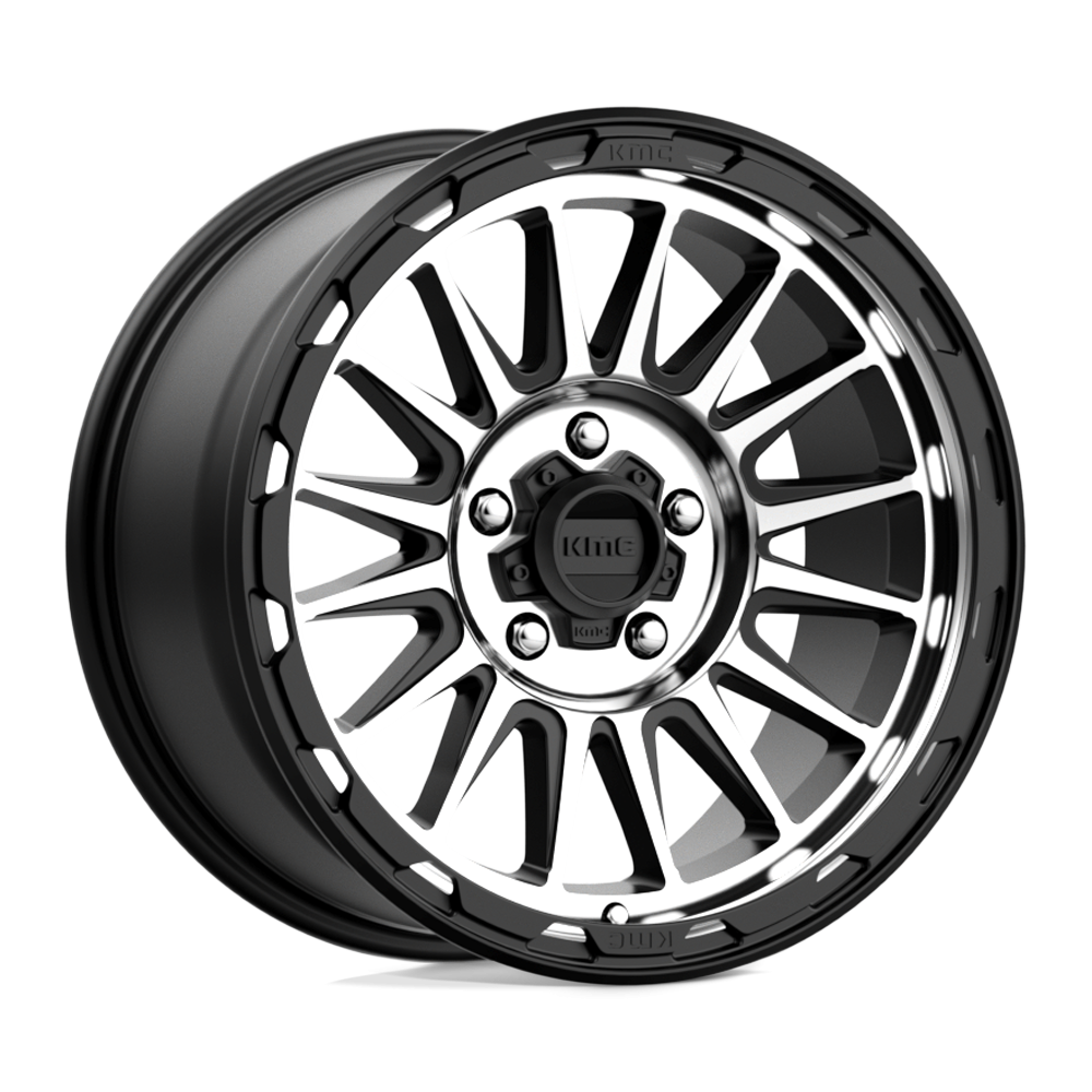 Felga aluminiowa KM542 IMPACT Satin Black Machined KMC