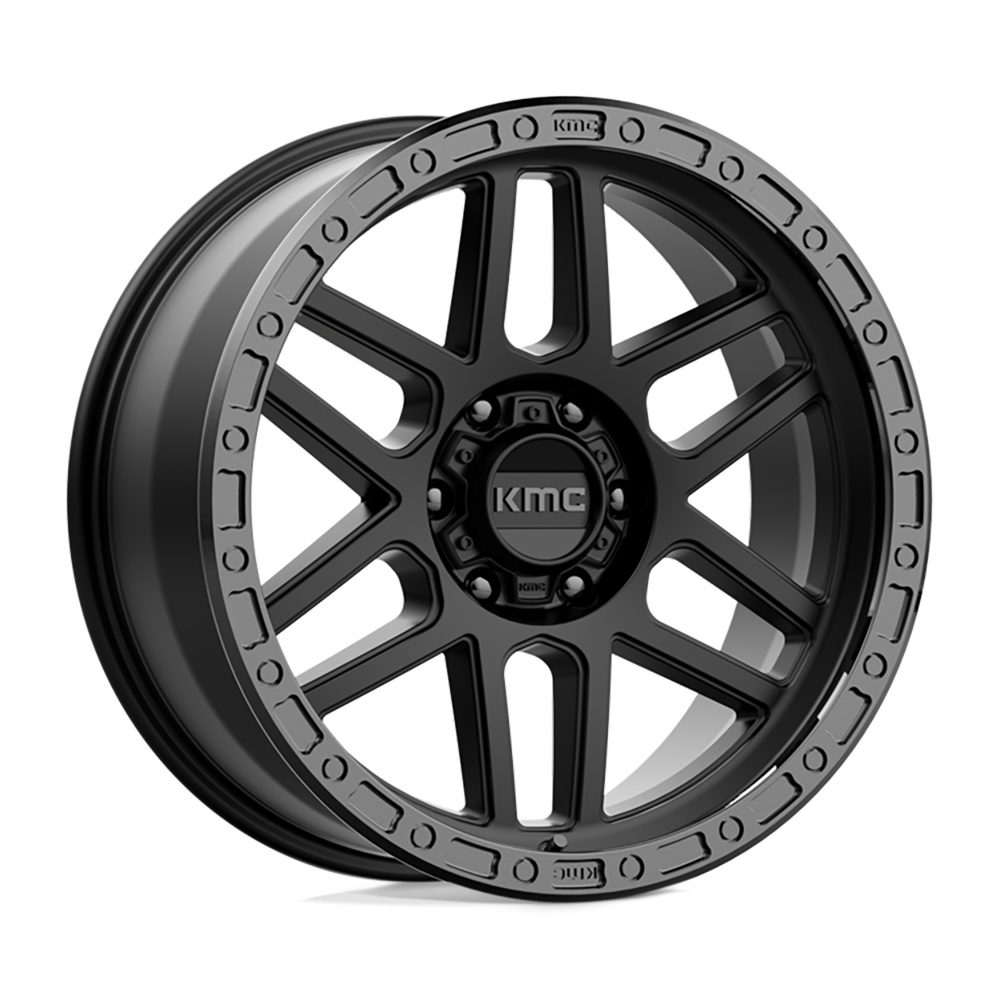 Felga aluminiowa KM544 Mesa Satin Black W/ Gloss Black LIP KMC