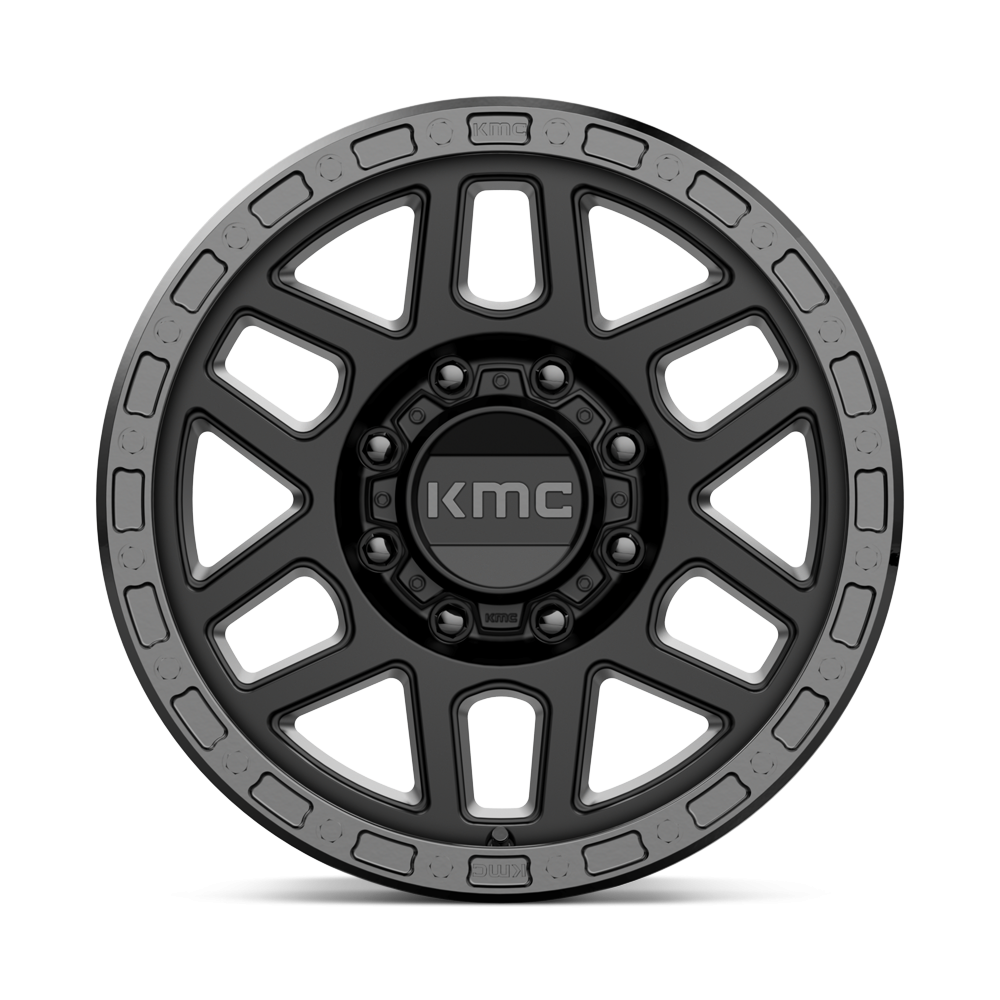 Felga aluminiowa KM544 MESA Satin Black W/ Gloss Black Lip KMC - obrazek 2