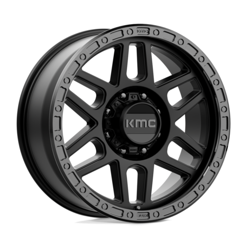 Felga aluminiowa KM544 MESA Satin Black W/ Gloss Black Lip KMC