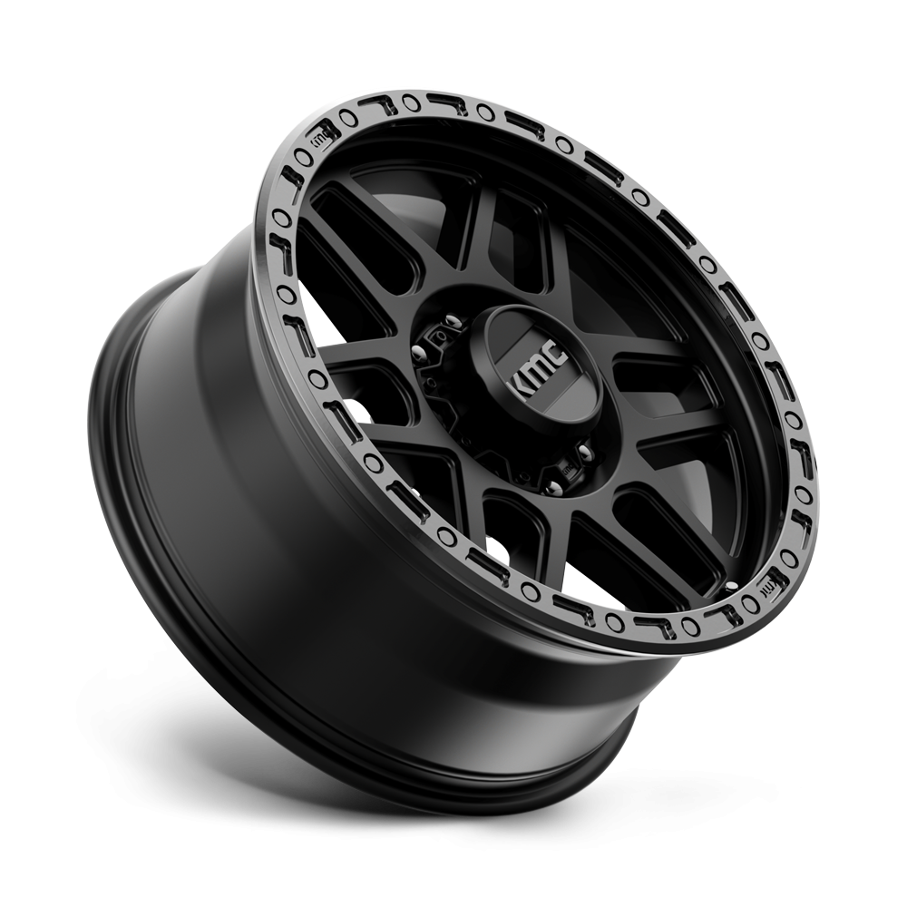 Felga aluminiowa KM544 MESA Satin Black W/ Gloss Black Lip KMC - obrazek 3