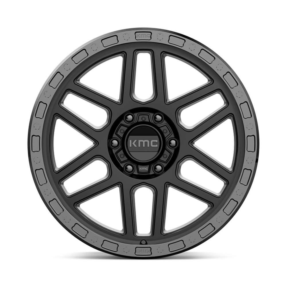 Felga aluminiowa KM544 Mesa Satin Black W/ Gloss Black LIP KMC - obrazek 3