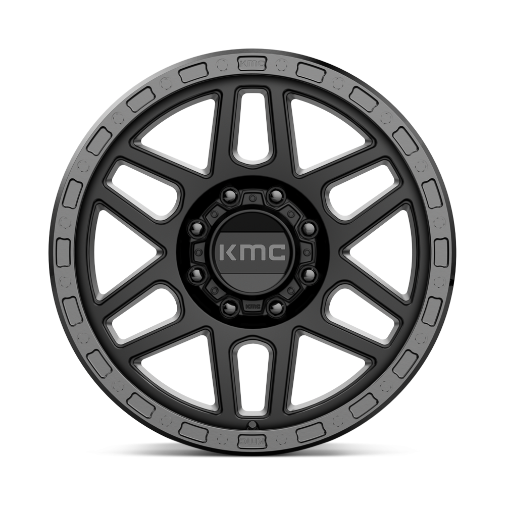 Felga aluminiowa KM544 MESA Satin Black W/ Gloss Black Lip KMC - obrazek 2