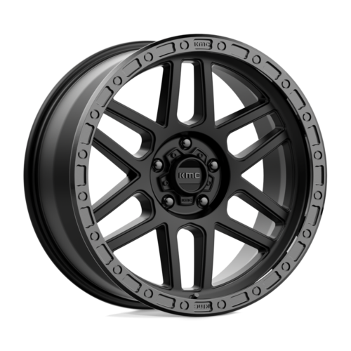 Felga aluminiowa KM544 MESA Satin Black W/ Gloss Black Lip KMC