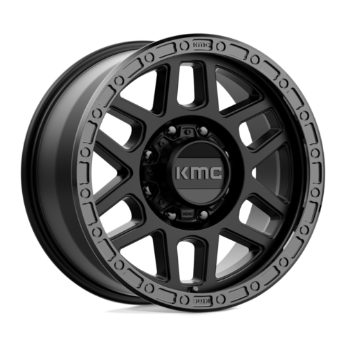 Felga aluminiowa KM544 MESA Satin Black W/ Gloss Black Lip KMC