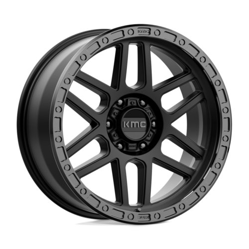 Felga aluminiowa KM544 MESA Satin Black W/ Gloss Black Lip KMC