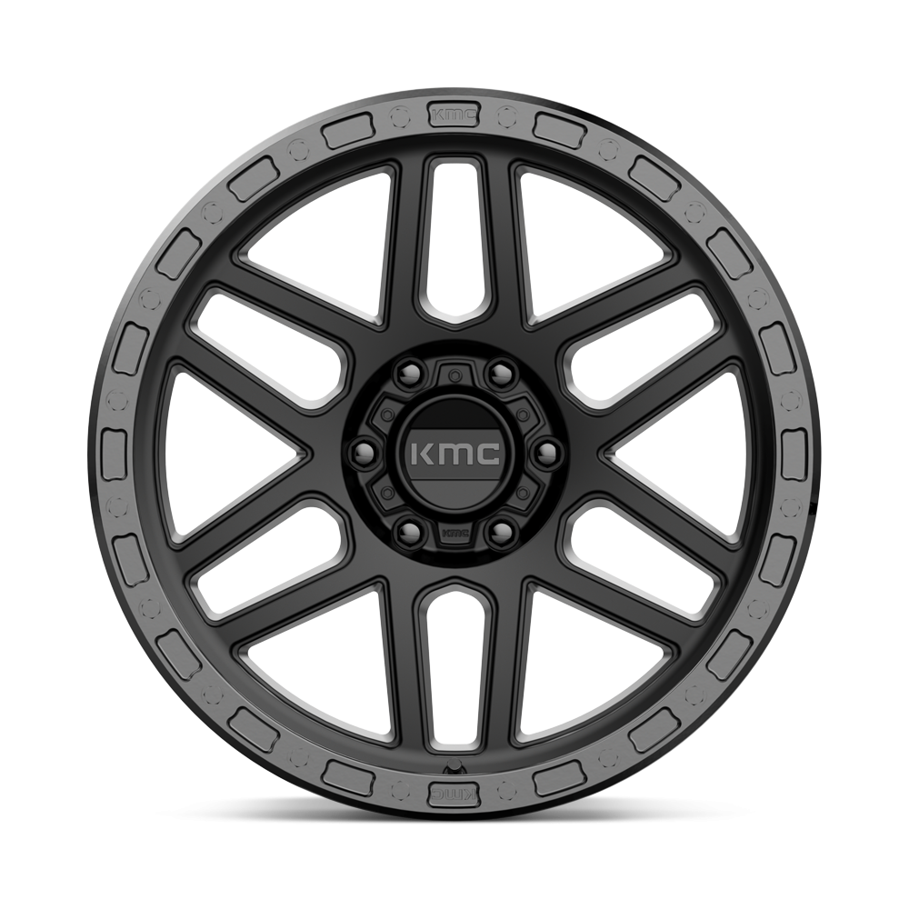 Felga aluminiowa KM544 MESA Satin Black W/ Gloss Black Lip KMC - obrazek 3