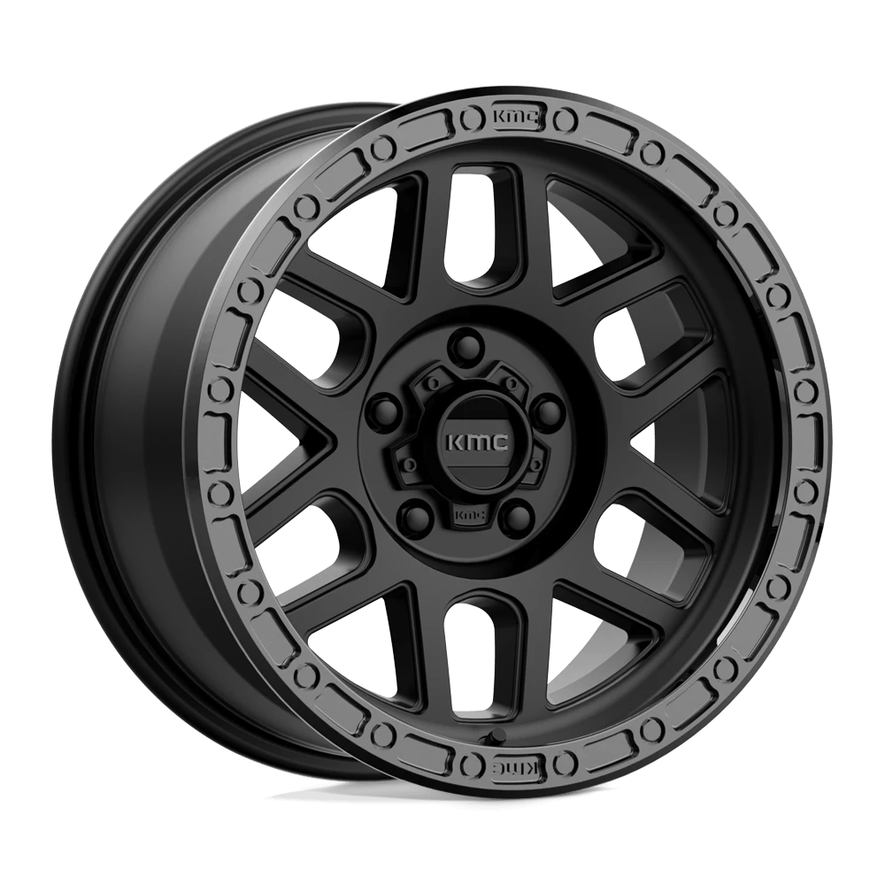 Felga aluminiowa KM544 Mesa Satin Black W/ Gloss Black LIP KMC