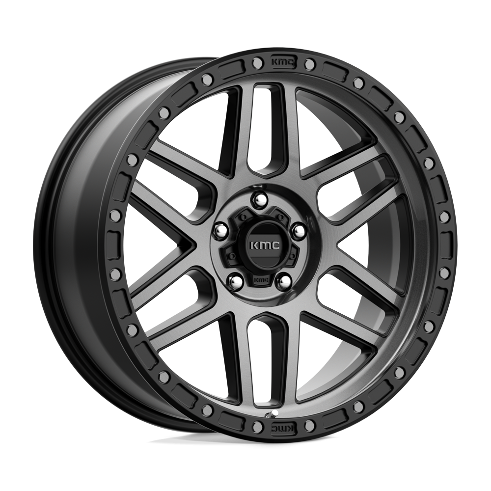 Felga aluminiowa KM544 MESA Satin Black W/ Gray Tint KMC