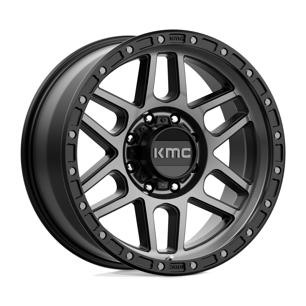 Felga aluminiowa KM544 MESA Satin Black W/ Gray Tint KMC