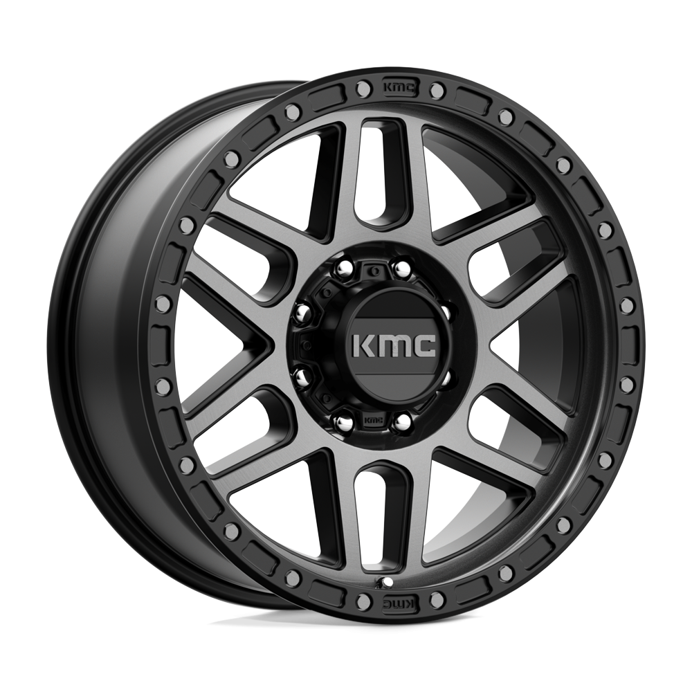 Felga aluminiowa KM544 MESA Satin Black W/ Gray Tint KMC