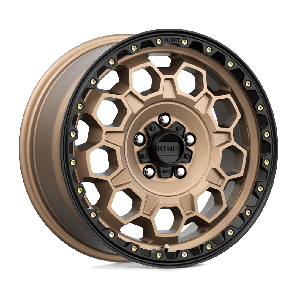 Felga aluminiowa KM545 TREK Matte Bronze W/ Black Lip KMC
