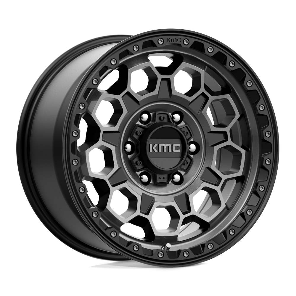Felga aluminiowa KM545 TREK Satin Black W/ Gray Tint KMC