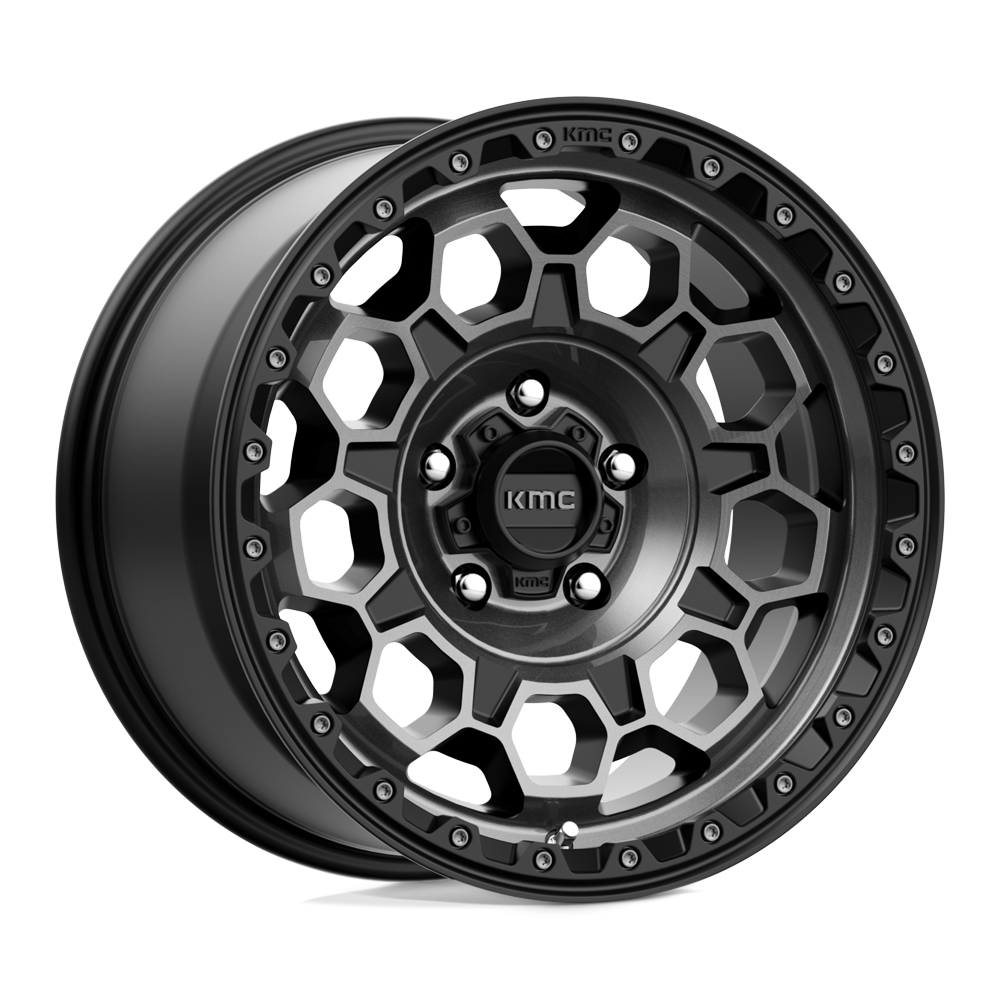 Felga aluminiowa KM545 TREK Satin Black W/ Gray Tint KMC