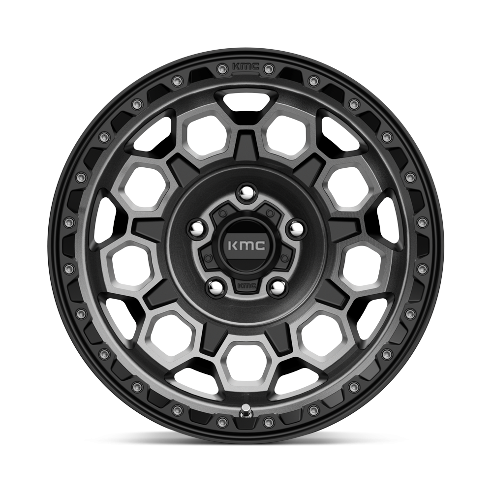 Felga aluminiowa KM545 TREK Satin Black W/ Gray Tint KMC - obrazek 2