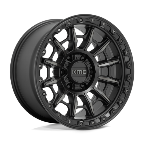 Felga aluminiowa KM547 CARNAGE Satin Black W/ Gray Tint KMC