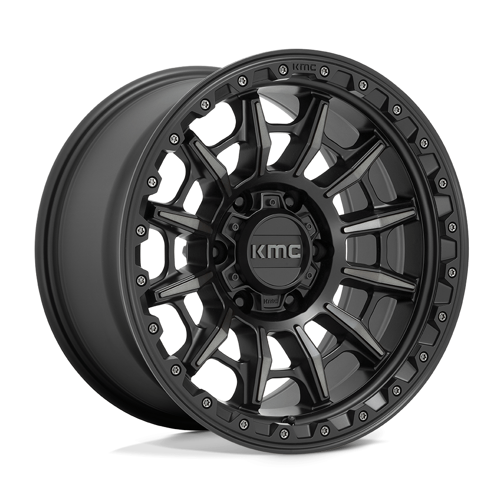 Felga aluminiowa KM547 CARNAGE Satin Black W/ Gray Tint KMC