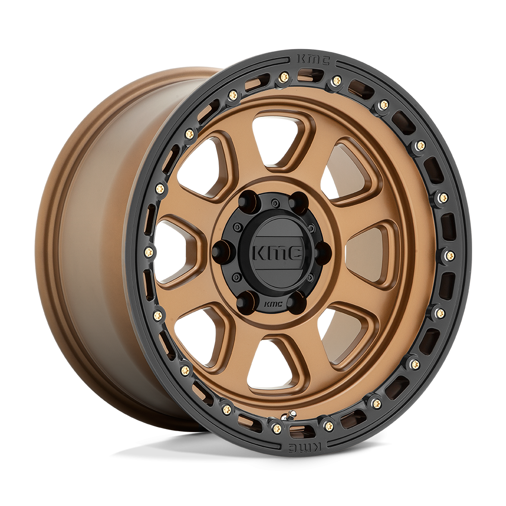 Felga aluminiowa KM548 CHASE Matte Bronze W/ Black Lip KMC