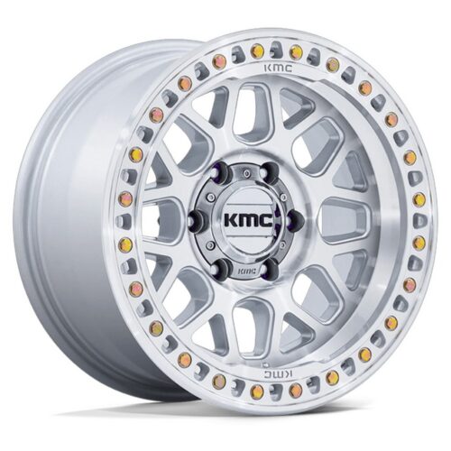Felga aluminiowa KM549 GRS Gloss Silver W/ Machined Face KMC