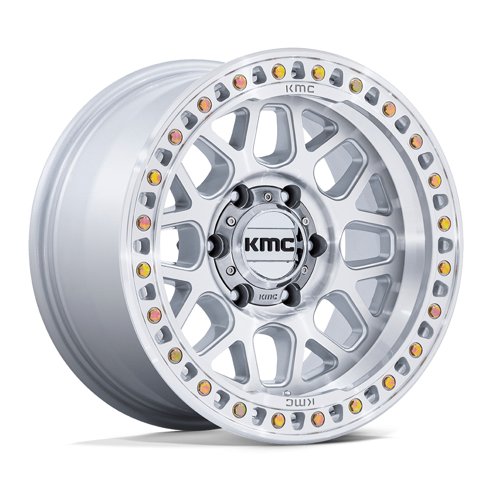 Felga aluminiowa KM549 GRS Gloss Silver W/ Machined Face KMC