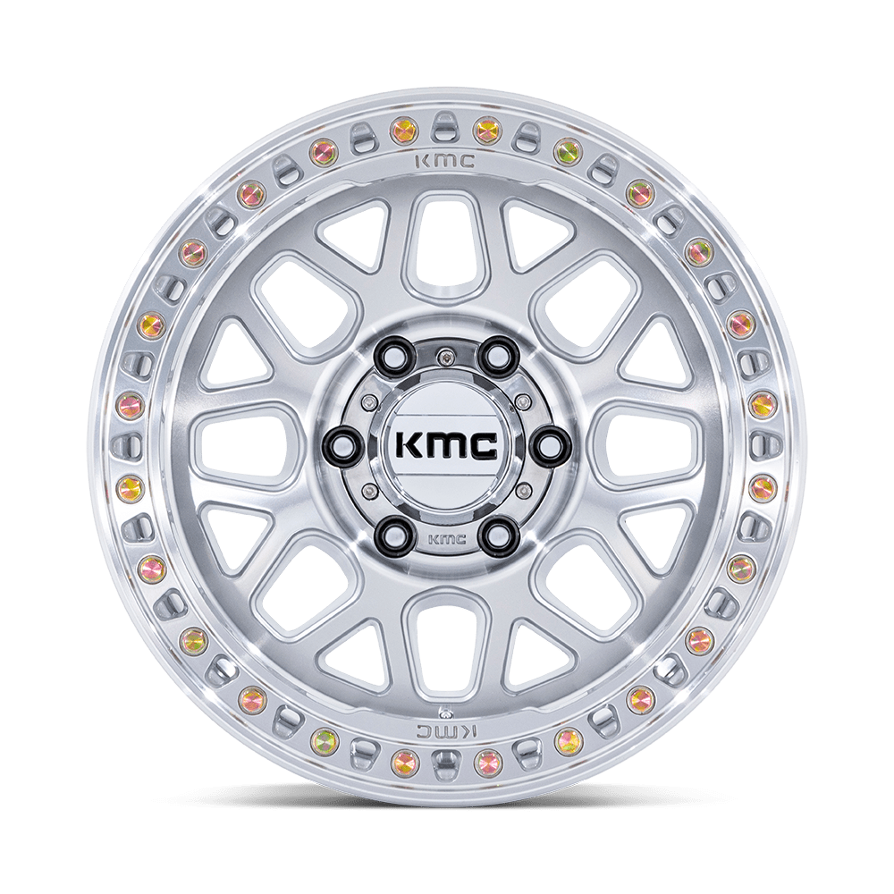 Felga aluminiowa KM549 GRS Gloss Silver W/ Machined Face KMC - obrazek 3