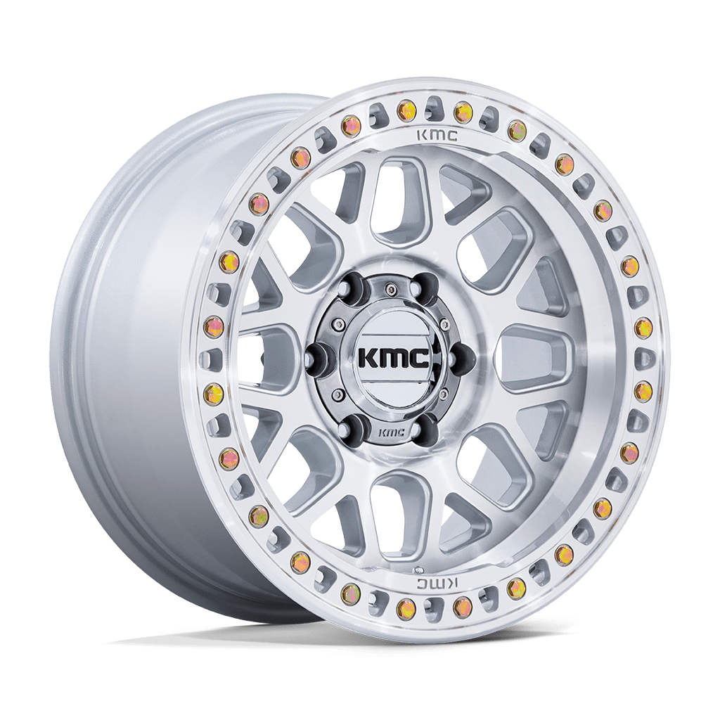 Felga aluminiowa KM549 GRS Gloss Silver W/ Machined Face KMC