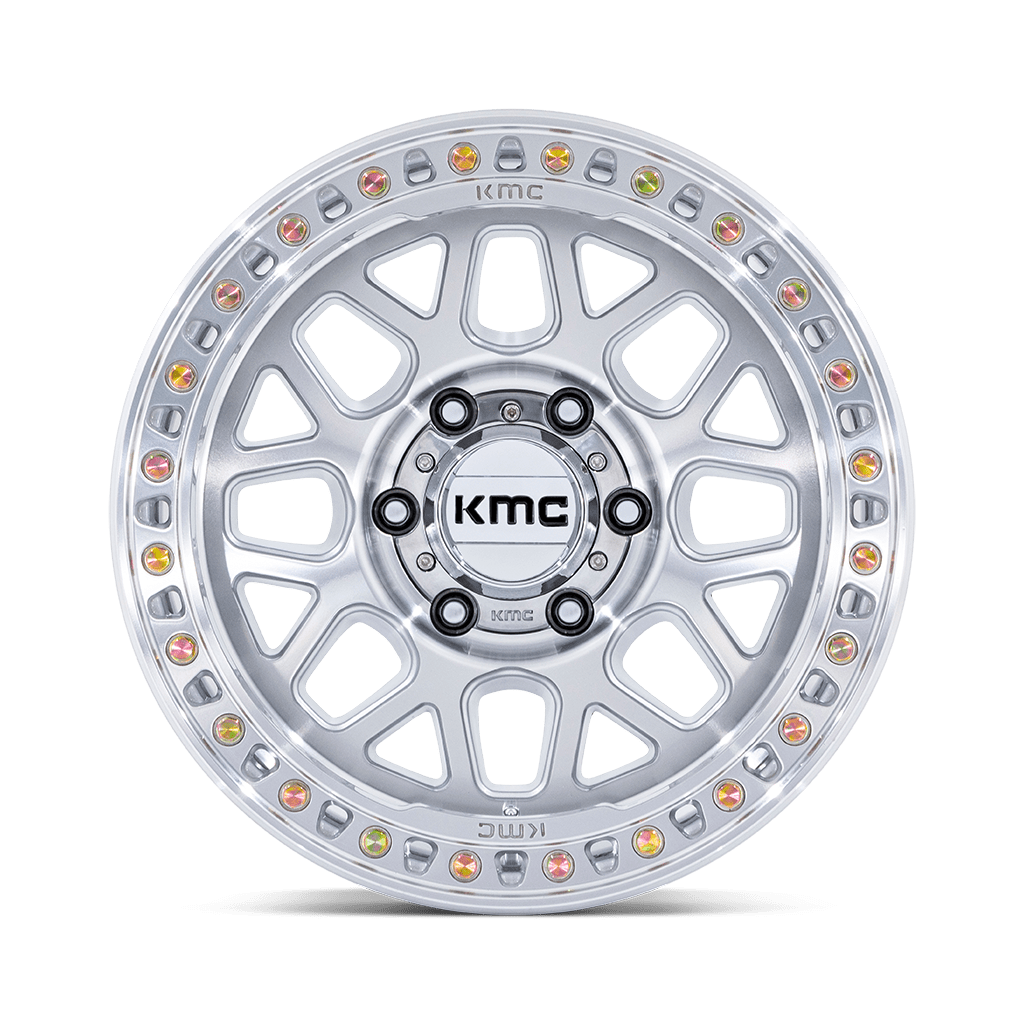 Felga aluminiowa KM549 GRS Gloss Silver W/ Machined Face KMC - obrazek 3