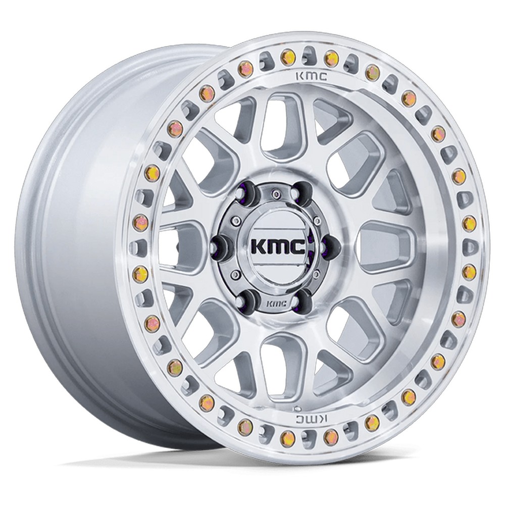 Felga aluminiowa KM549 GRS Gloss Silver W/ Machined Face KMC