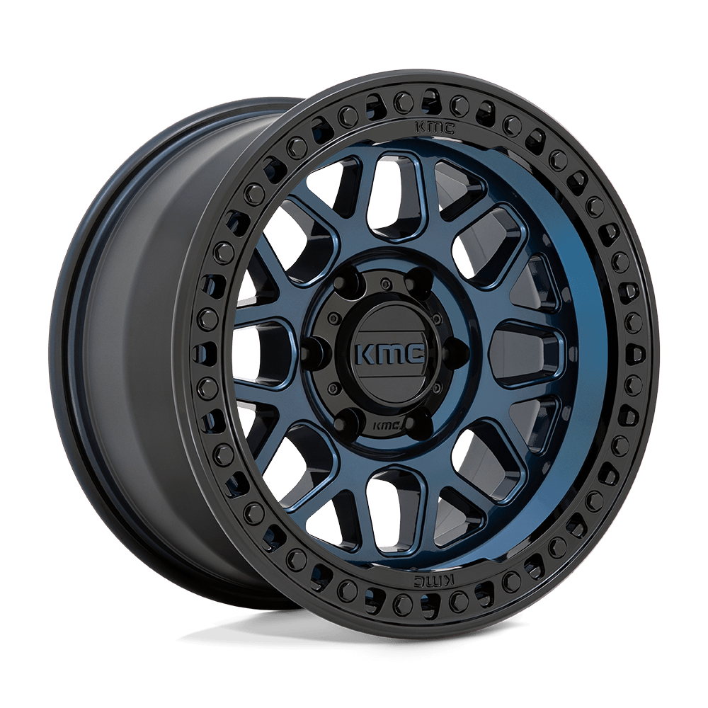 Felga aluminiowa KM549 GRS Midnight Blue W/ Gloss Black Lip KMC