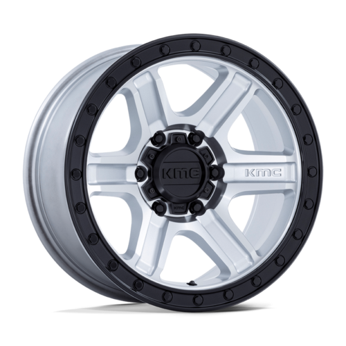 Felga aluminiowa KM551 OUTRUN Machined W/ Gloss Black Lip KMC