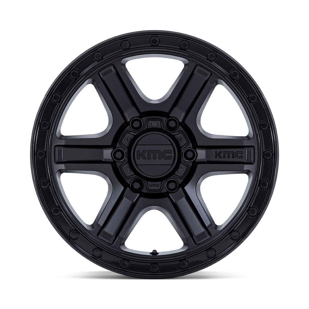Felga aluminiowa KM551 OUTRUN Matte Black W/ Gloss Black Lip KMC - obrazek 3