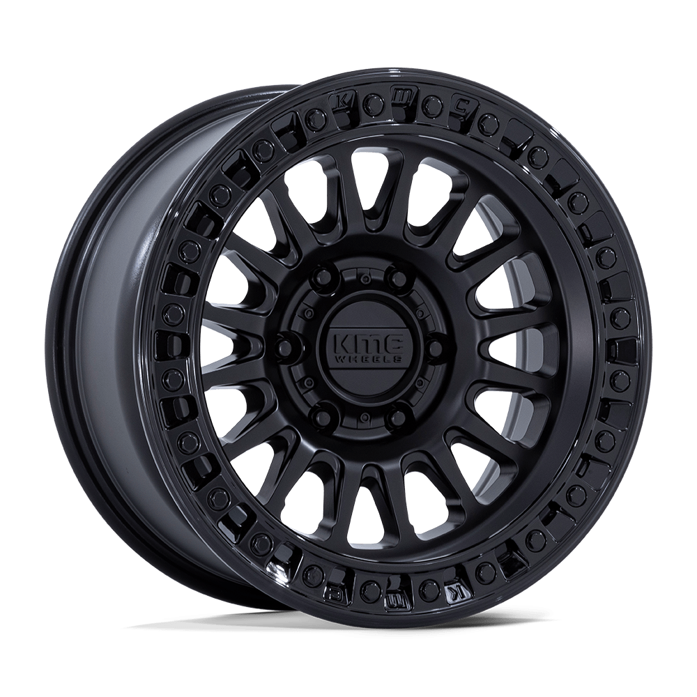 Felga aluminiowa KM552 IMS Matte Black W/ Gloss Black Lip KMC