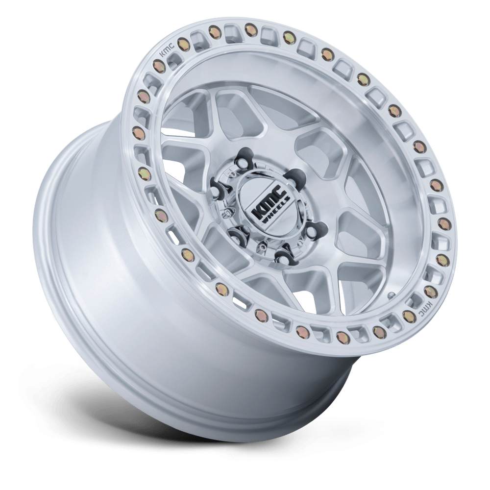 Felga aluminiowa KM553 TORX Gloss Silver W/ Machined Face KMC - obrazek 3