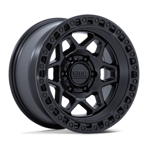 Felga aluminiowa KM553 TORX Matte Black W/ Gloss Black Lip KMC