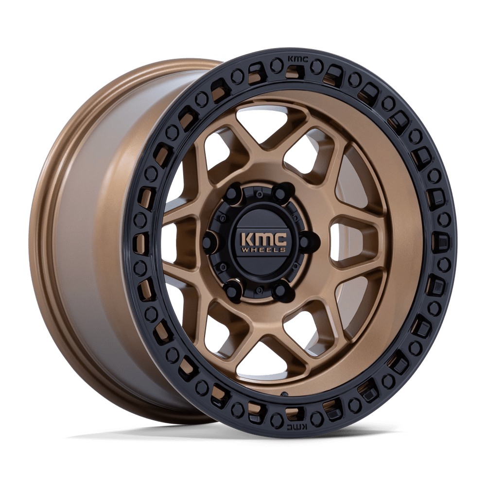 Felga aluminiowa KM553 TORX Matte Bronze W Gloss Black Lip KMC