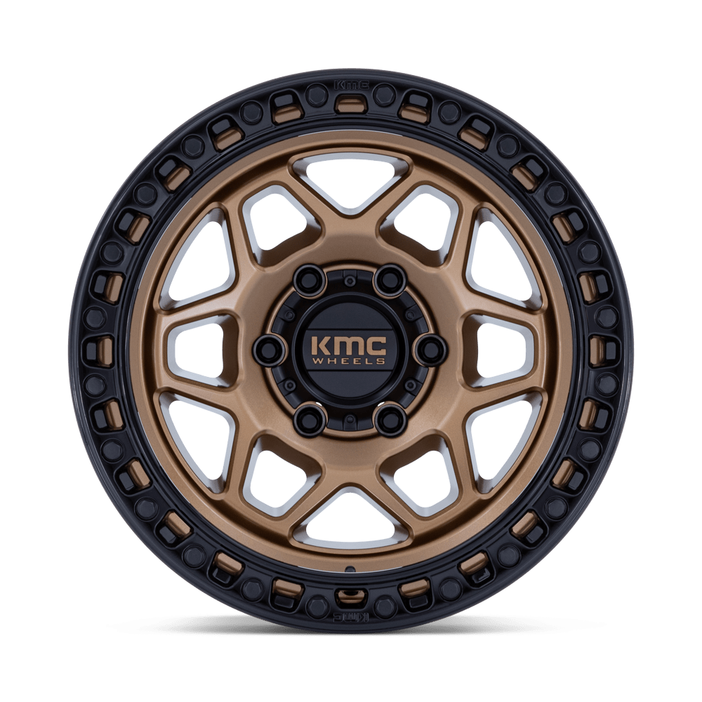 Felga aluminiowa KM553 TORX Matte Bronze W Gloss Black Lip KMC - obrazek 3
