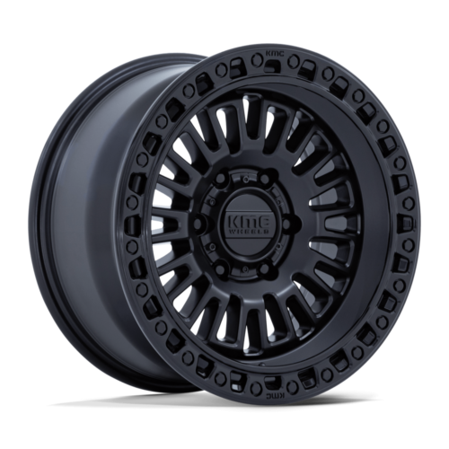 Felga aluminiowa KM554 AZTEC Matte Black W/ Gloss Black Lip KMC