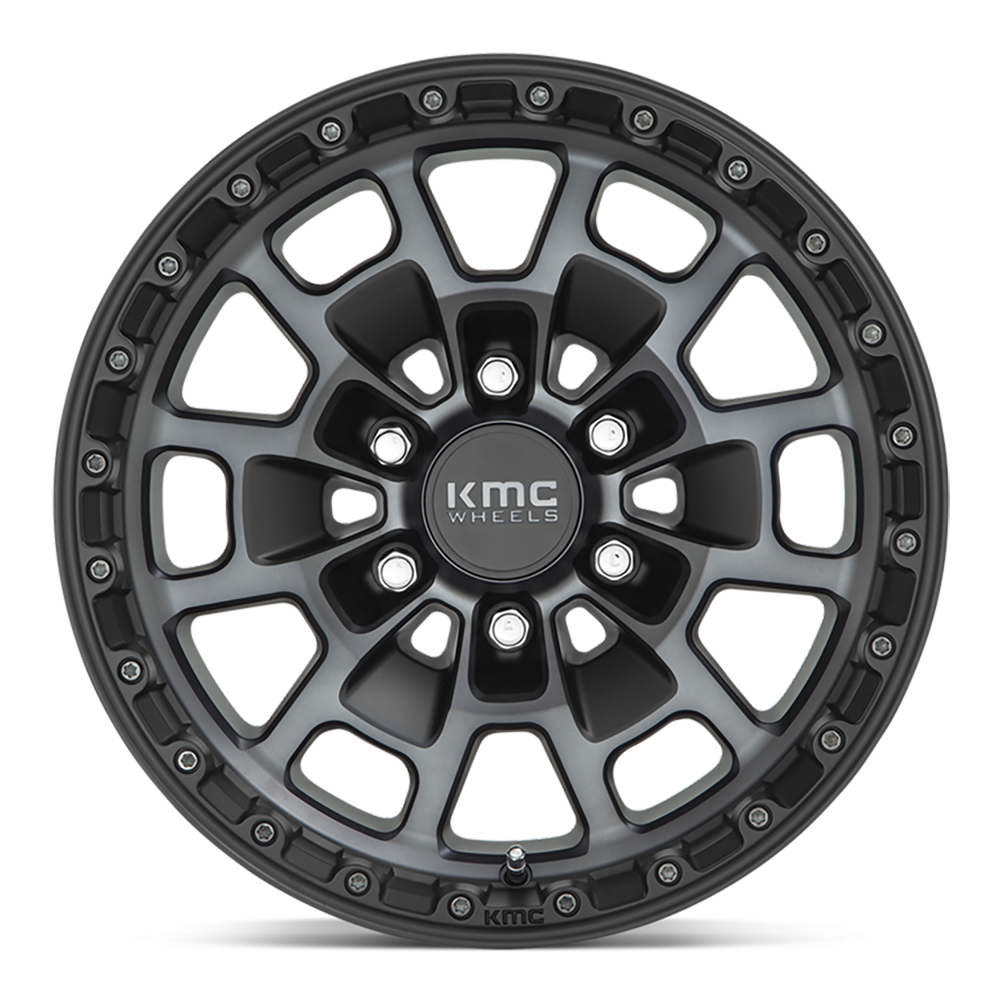 Felga aluminiowa KM718 Summit Satin Black W/ Gray Tint KMC - obrazek 3