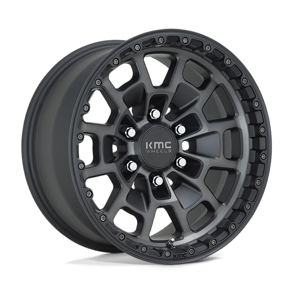 Felga aluminiowa KM718 Summit Satin Black W/ Gray Tint KMC