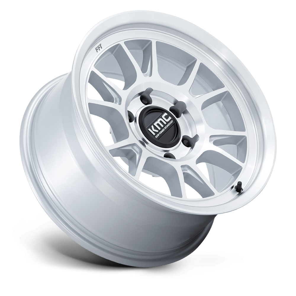 Felga aluminiowa KM729 RANGE Gloss Silver W/ Machined Face KMC - obrazek 2