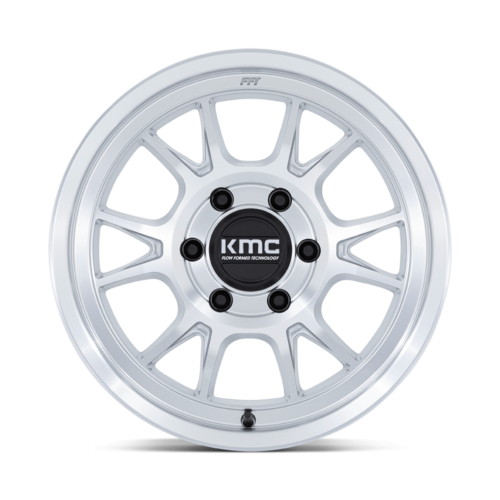 Felga aluminiowa KM729 RANGE Gloss Silver W/ Machined Face KMC - obrazek 3