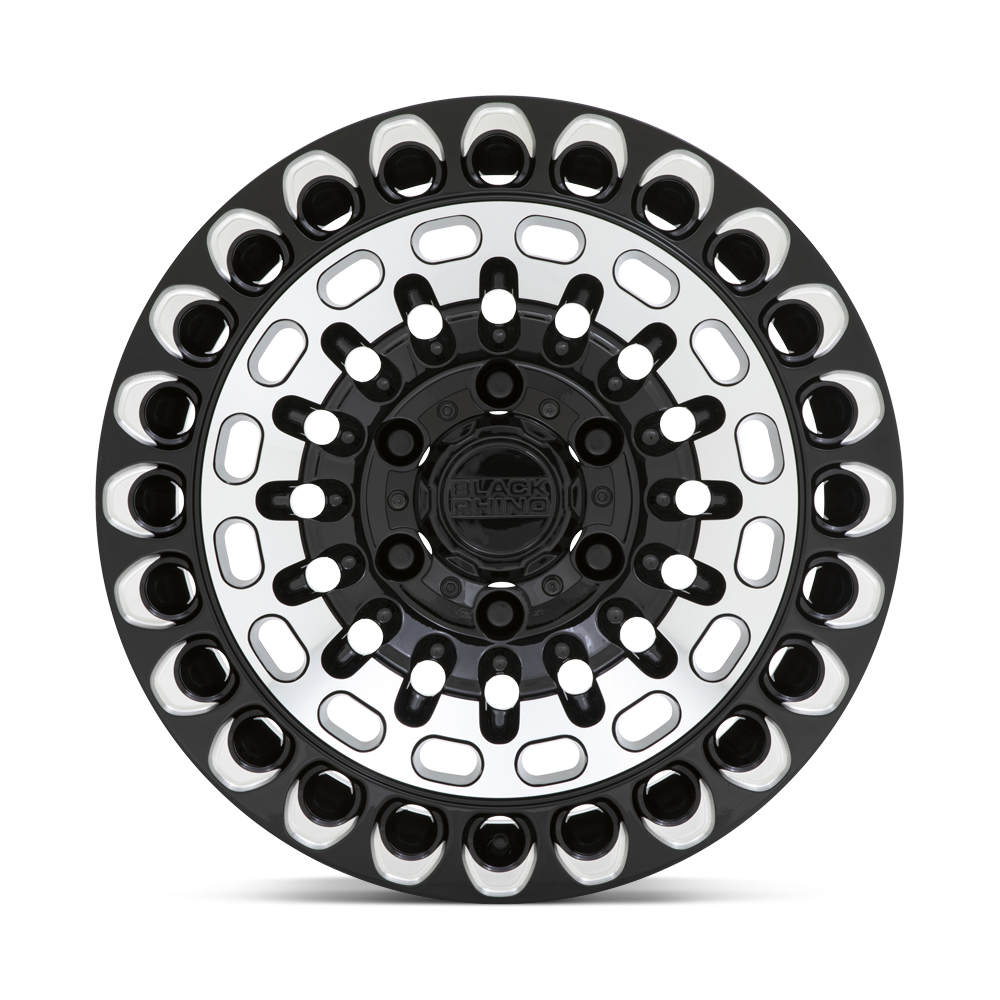 Felga aluminiowa LABYRINTH Gloss Black W/ Machined Face & Milling BLACK RHINO - obrazek 2