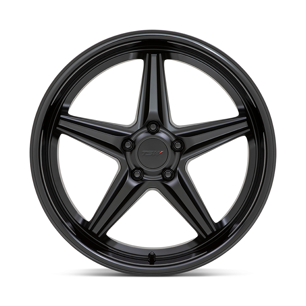 Felga aluminiowa LAUNCH Matte Black W/ Gloss Black Lip TSW - Image 3