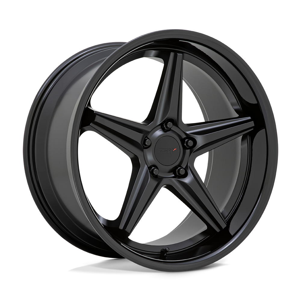 Felga aluminiowa LAUNCH Matte Black W/ Gloss Black Lip TSW