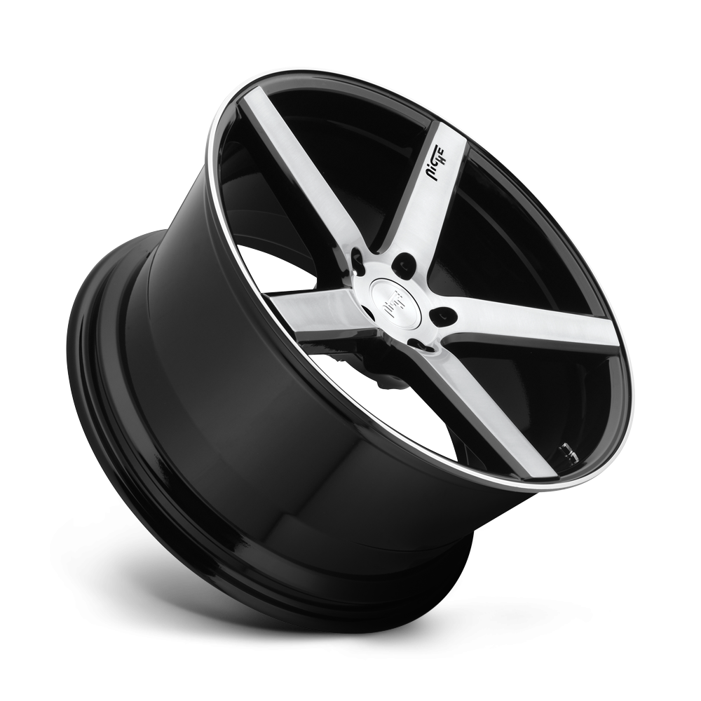 Felga aluminiowa M124 MILAN Gloss Black Brushed NICHE ROAD WHEELS - Image 2