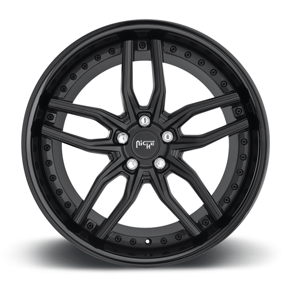 Felga aluminiowa M194 Methos Gloss Black Matte Black Niche Road Wheels - Image 4