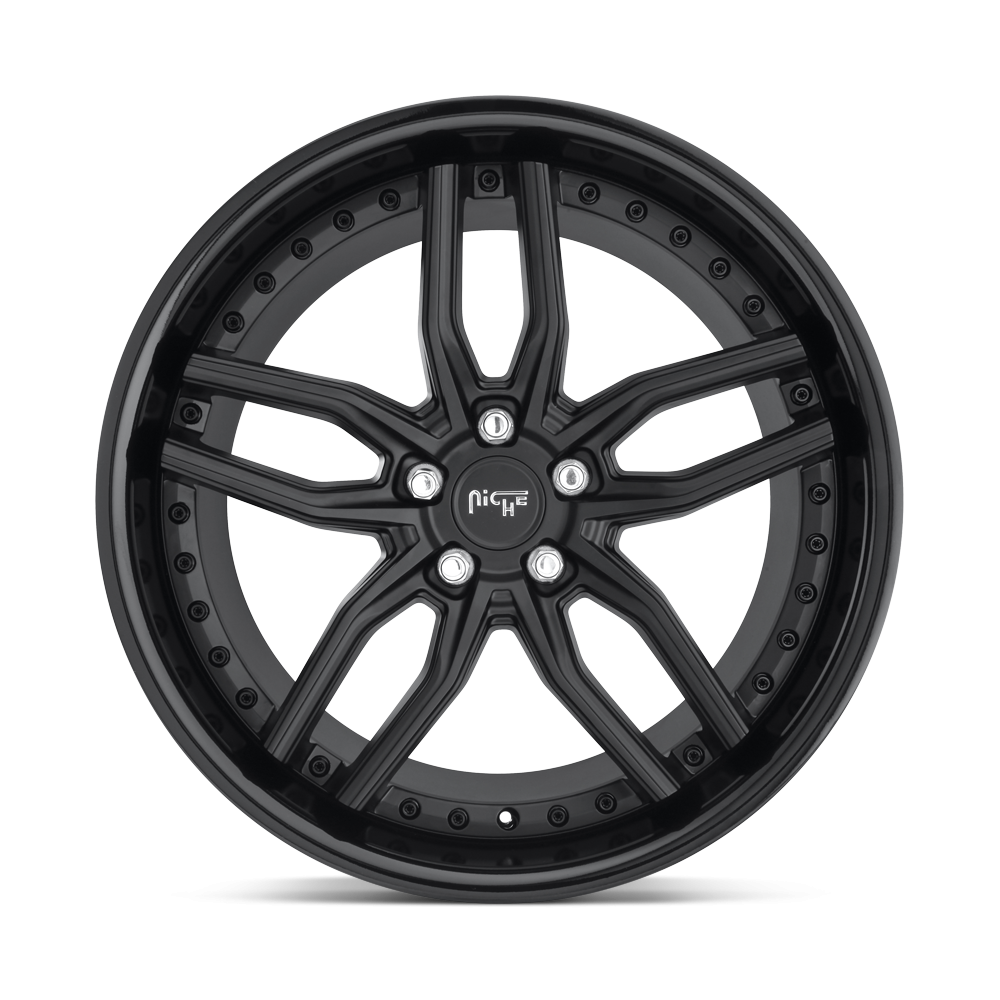 Felga aluminiowa M194 METHOS Gloss Black Matte Black NICHE ROAD WHEELS - obrazek 3