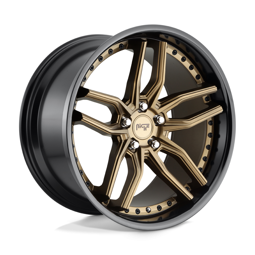Felga aluminiowa M195 METHOS Matte Bronze Black Bead Ring NICHE ROAD WHEELS