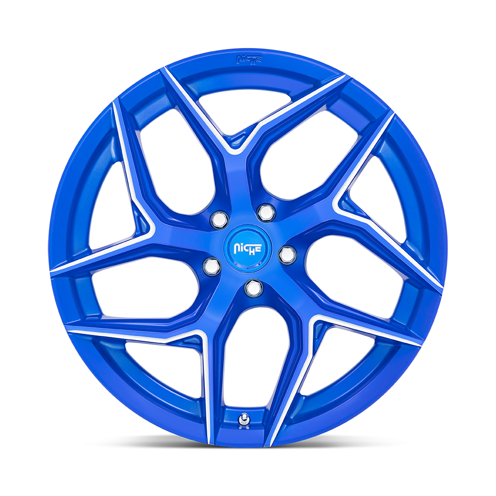 Felga aluminiowa M268 TORSION Anodized Blue Milled NICHE ROAD WHEELS - obrazek 2